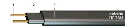 Кабель ПРПВМ 2х0,9