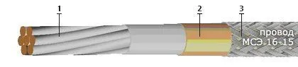 Кабель МСЭ 16-15 3х0,12